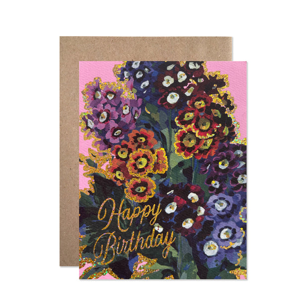 Happy Birthday - Auriculas