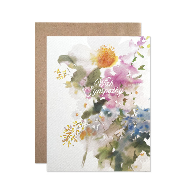 With Sympathy - Pastel Posey
