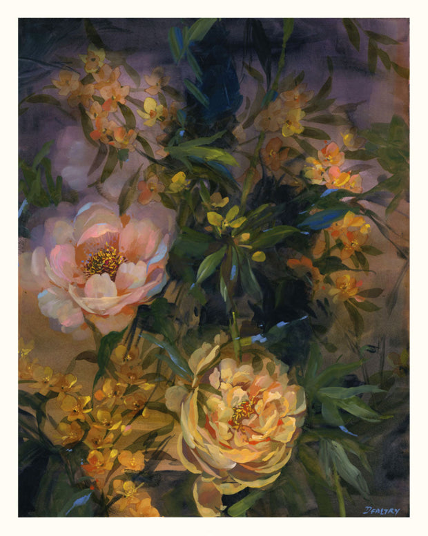 Evening Peonies Limited Edition Print