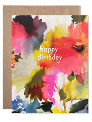 Happy Birthday - Dahlias