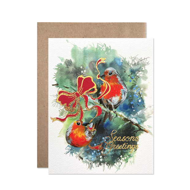Festive Robins